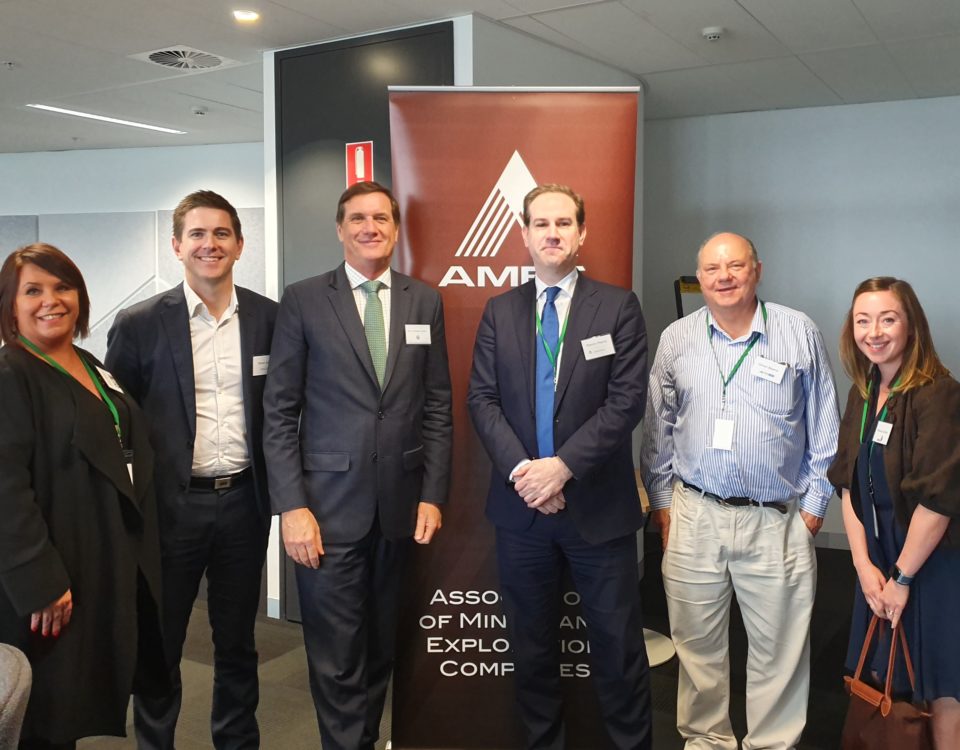 The Honorable Anthony Lynham, Queensland Minister for Natural Resources, Mines and Environment meets with AMEC.