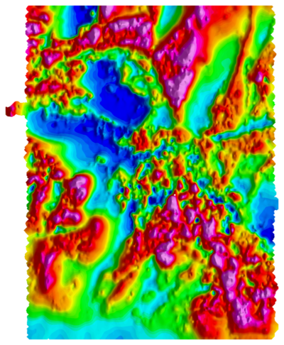 Uranium Project – NW Mt Isa: Image of RTP Ground magnetics